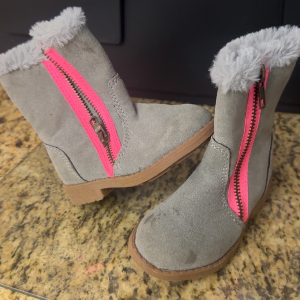 Cute Carters girl zip boots